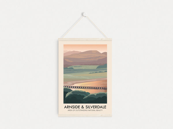 Arnside And Silverdale AONB Travel Poster