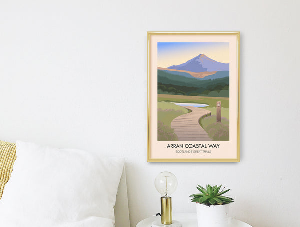 Arran Coastal Way Scotland's Great Trails Poster
