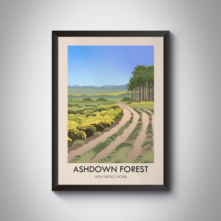 Ashdown Forest Travel Poster