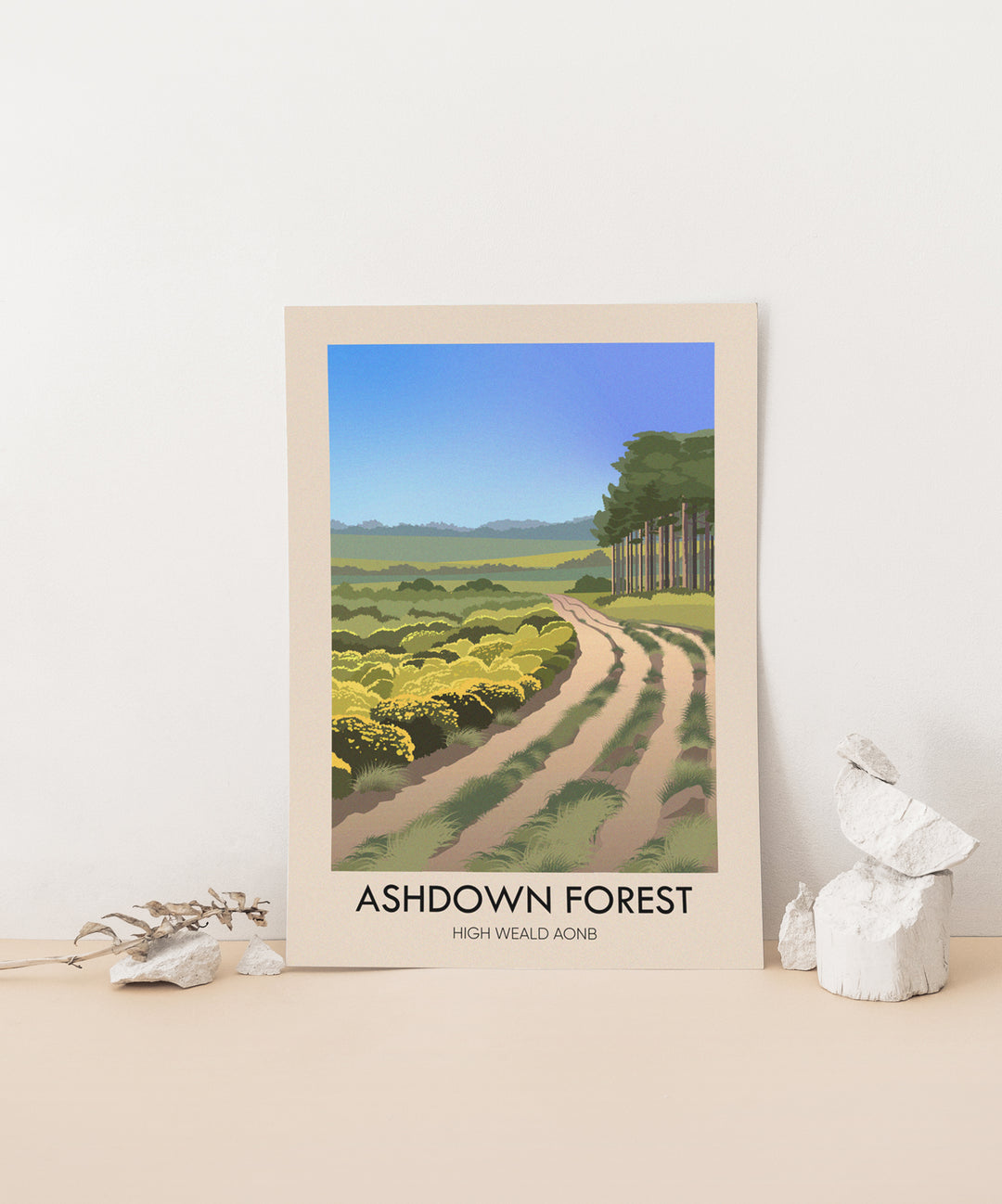 Ashdown Forest Travel Poster