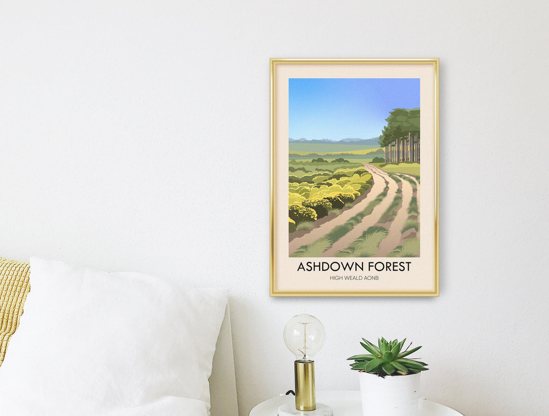 Ashdown Forest Travel Poster