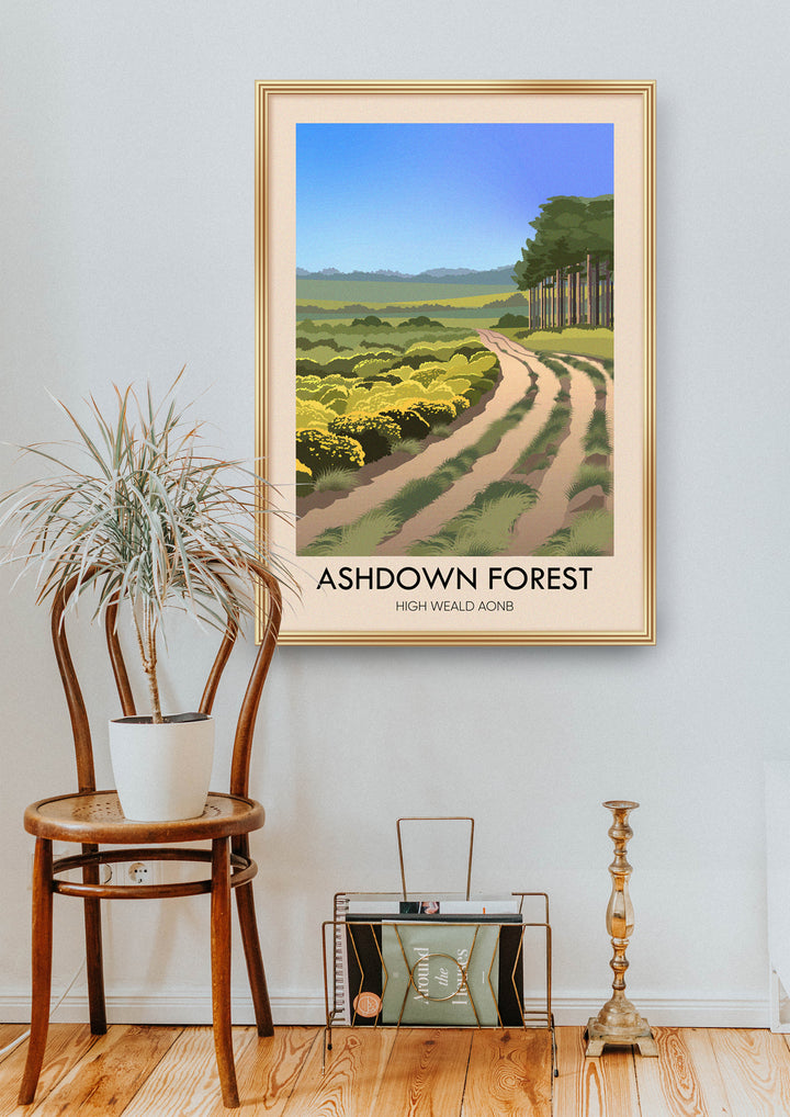 Ashdown Forest Travel Poster