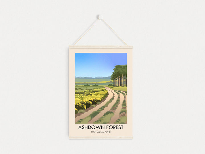 Ashdown Forest Travel Poster