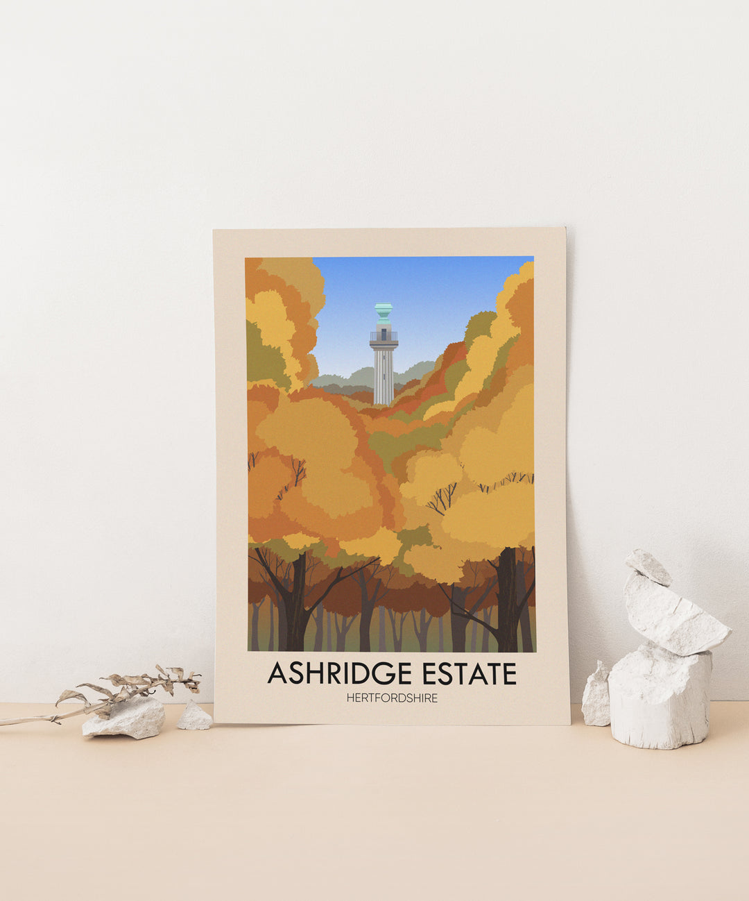 Ashridge Estate Travel Poster