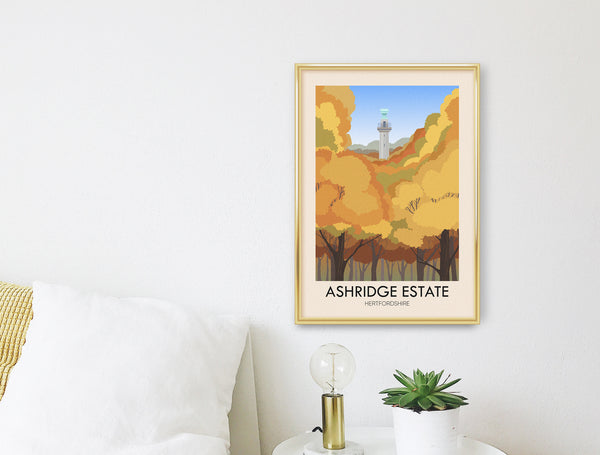 Ashridge Estate Travel Poster