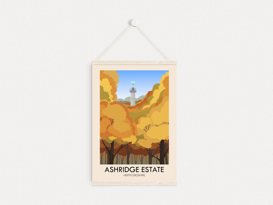 Ashridge Estate Travel Poster