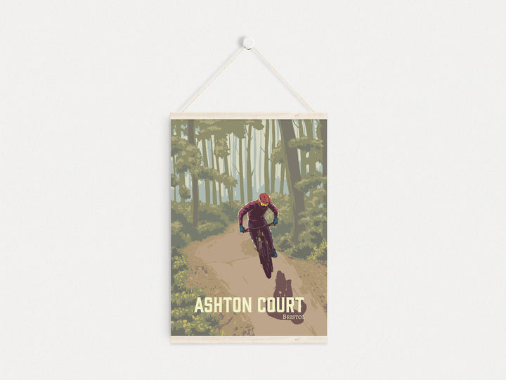 Ashton Court Mountain Biking Travel Poster