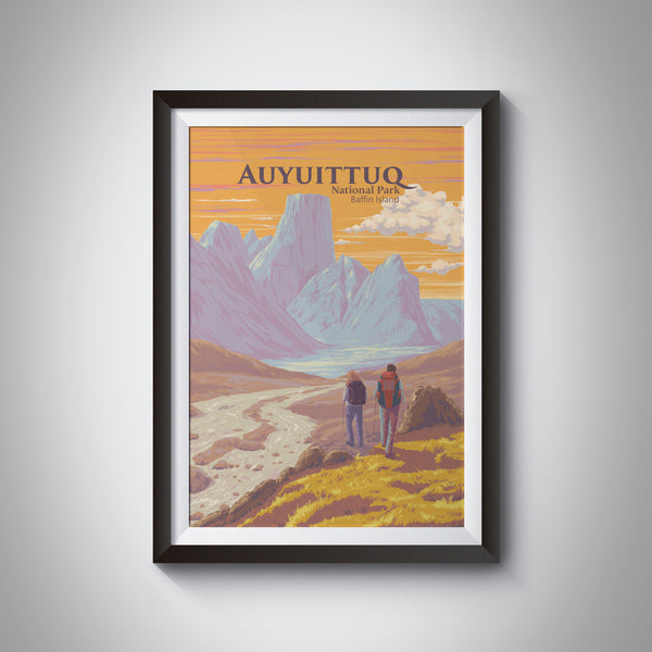 Auyuittuq National Park Baffin Island Canada Travel Poster
