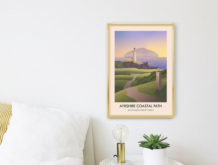 Ayrshire Coastal Path Scotland's Great Trails Poster