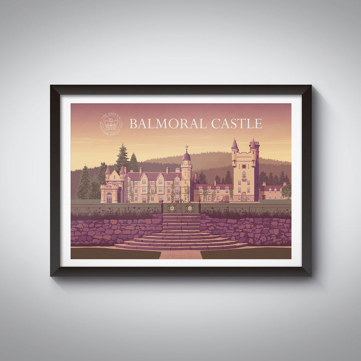 Balmoral Castle Poster - The Queen's Platinum Jubilee 2022