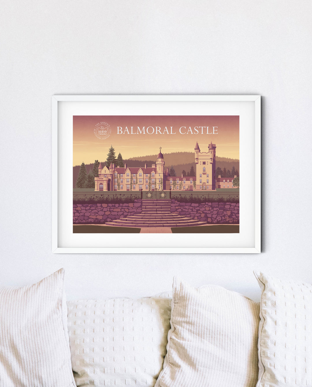 Balmoral Castle Poster - The Queen's Platinum Jubilee 2022