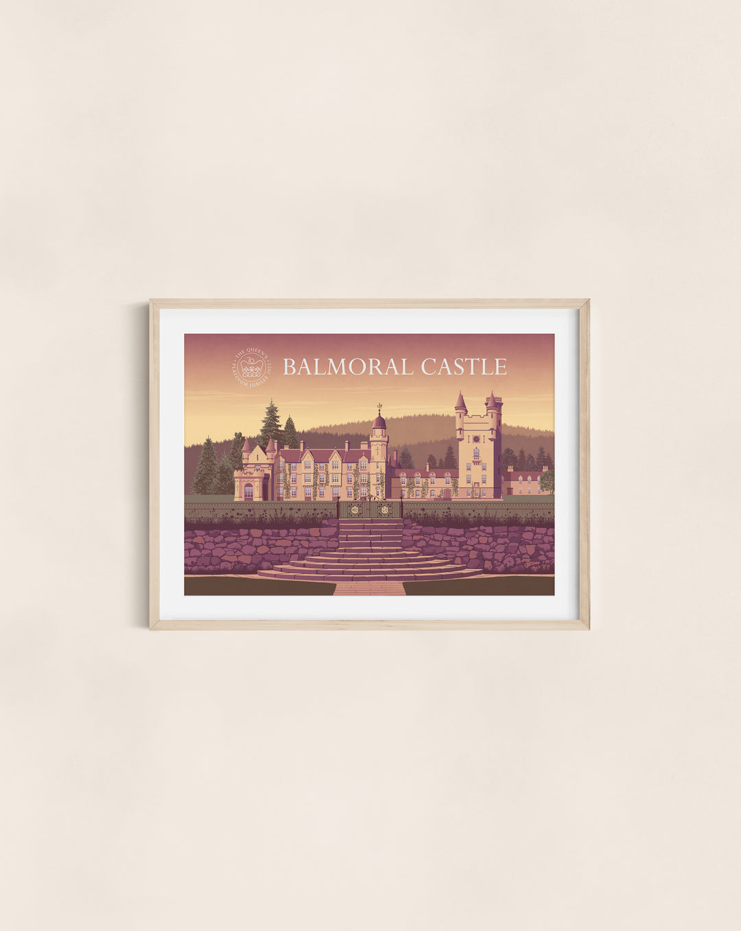 Balmoral Castle Poster - The Queen's Platinum Jubilee 2022