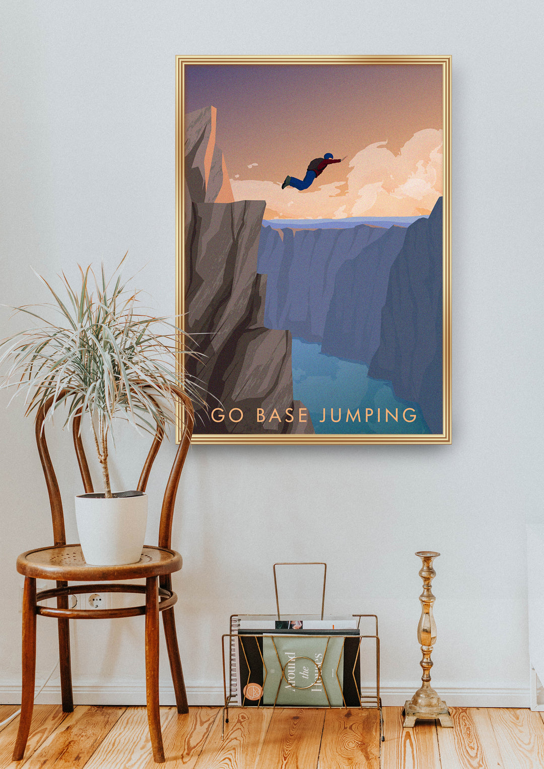 Go Base Jumping Travel Poster