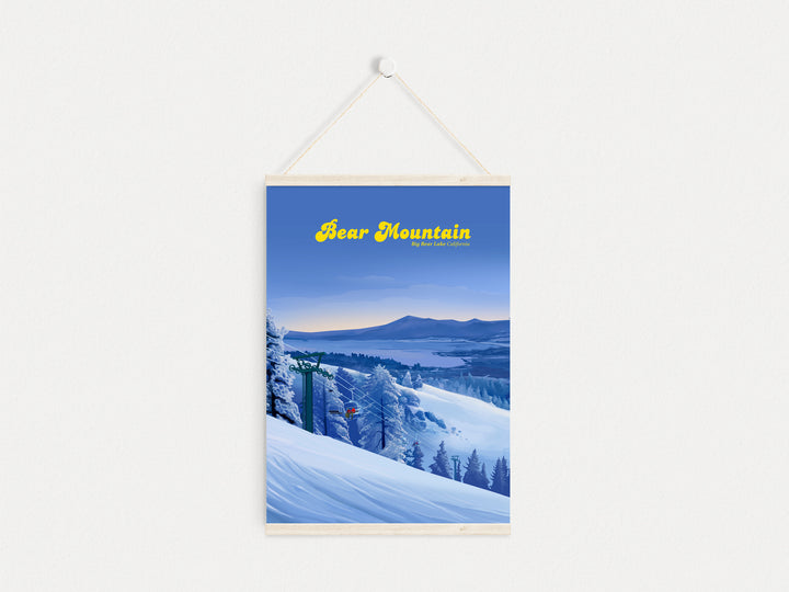 Bear Mountain Ski Resort Travel Poster