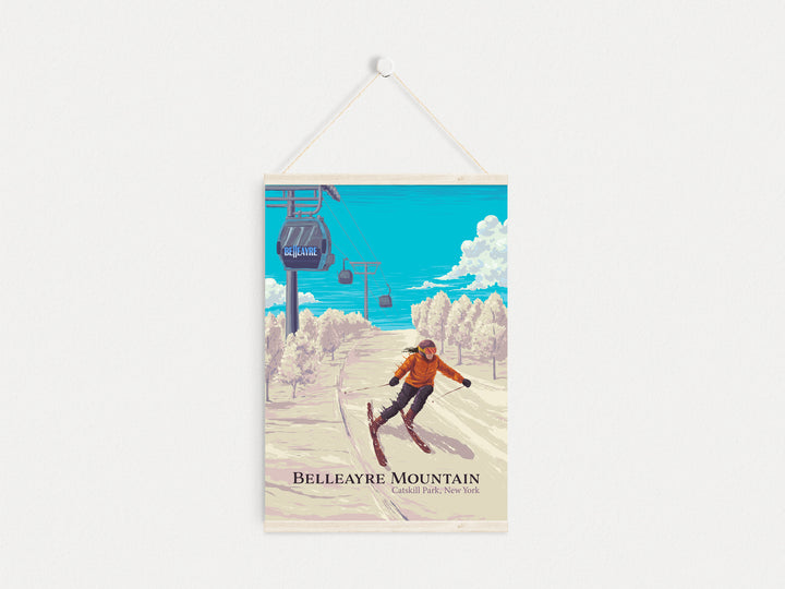 Belleayre Mountain Ski Resort Travel Poster