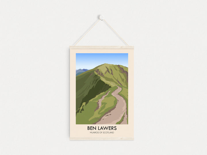 Ben Lawers Munros Of Scotland Travel Poster