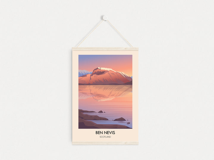 Ben Nevis Modern Travel Poster