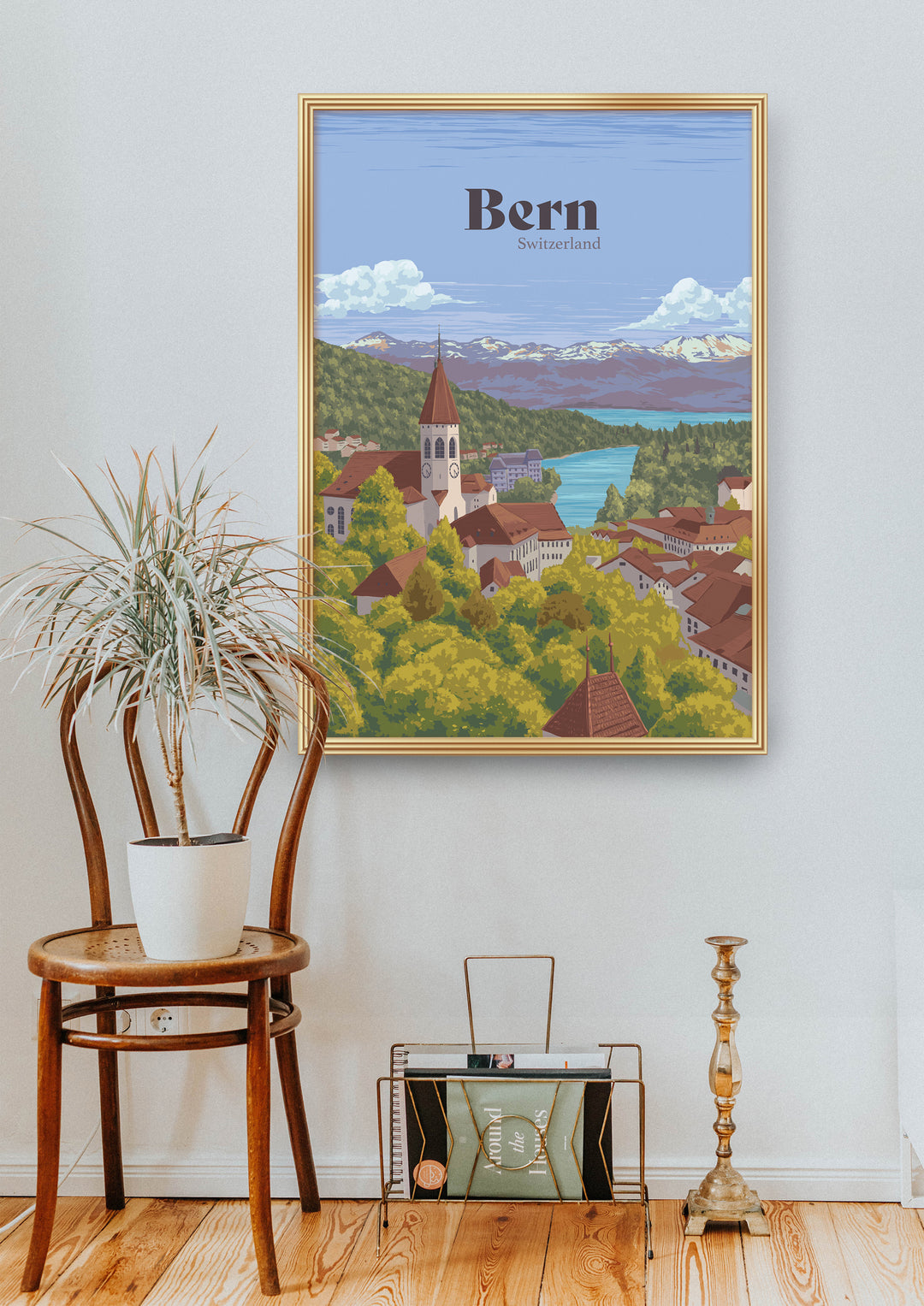 Bern Switzerland Travel Poster