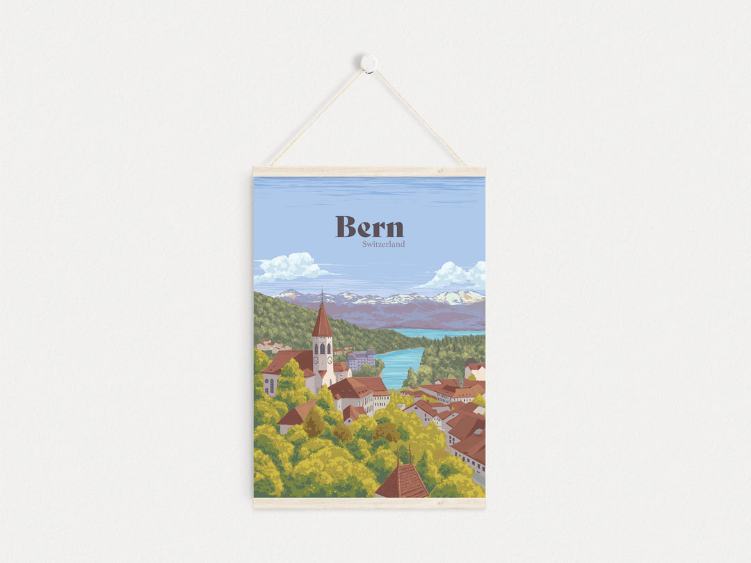 Bern Switzerland Travel Poster