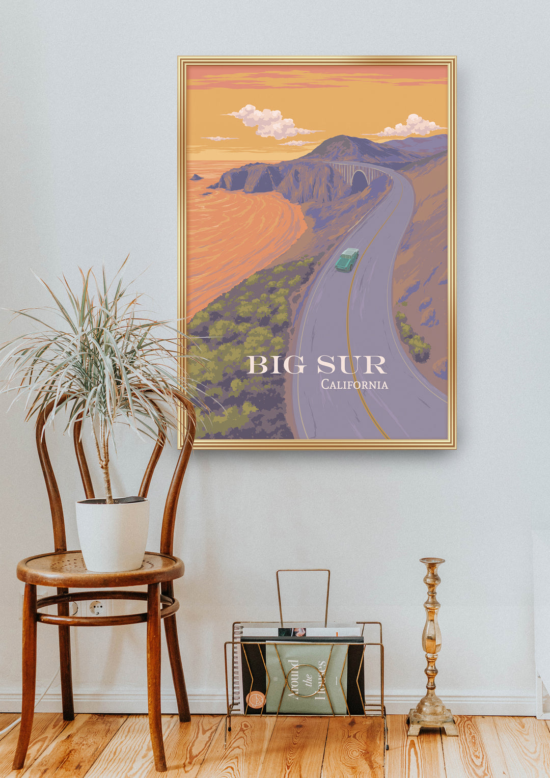 Big Sur California Travel Poster