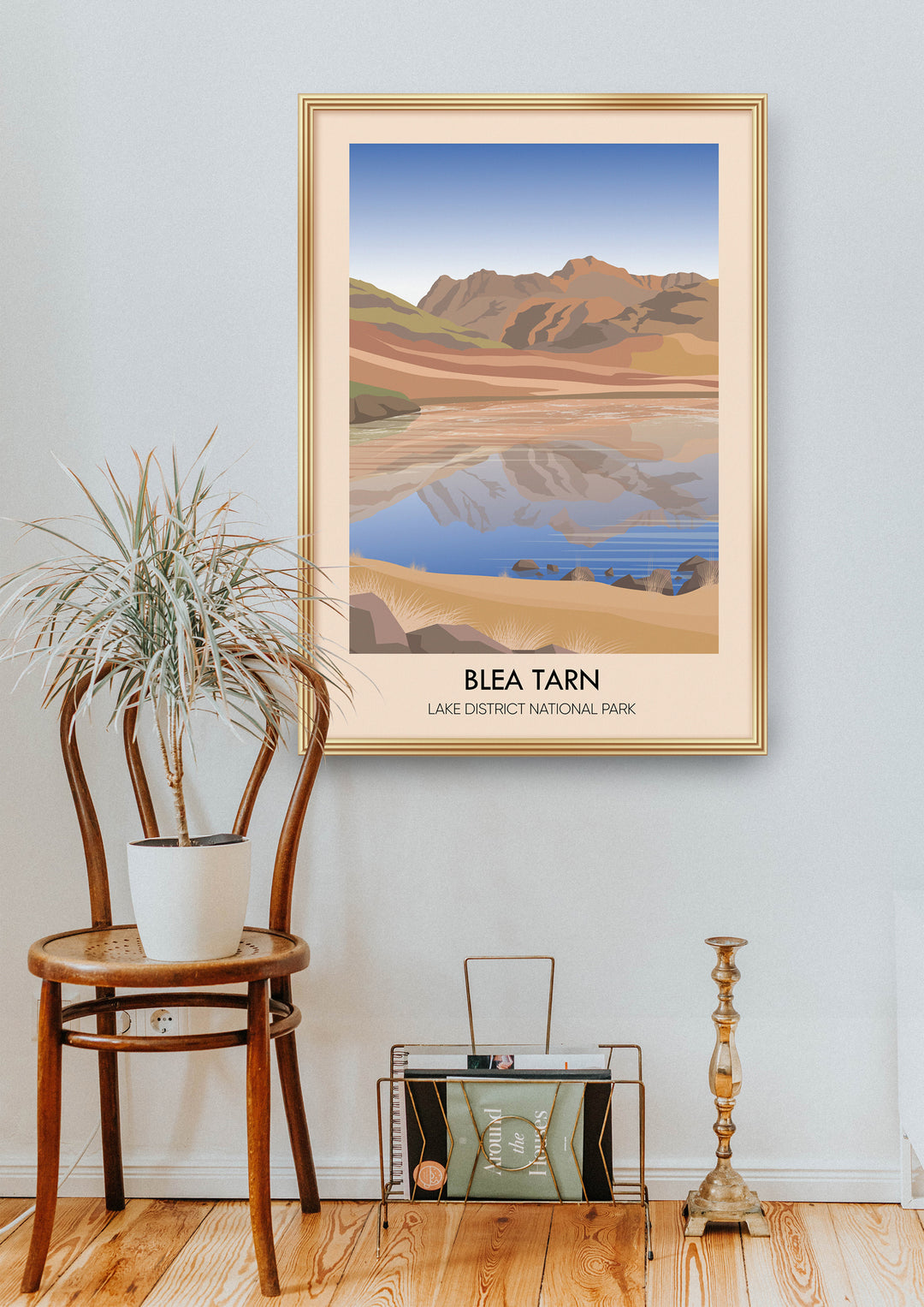 Blea Tarn Lake District Travel Poster