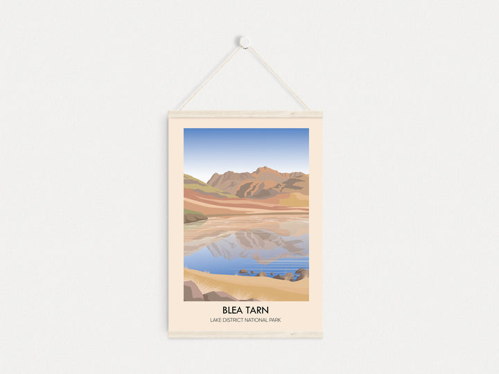 Blea Tarn Lake District Travel Poster