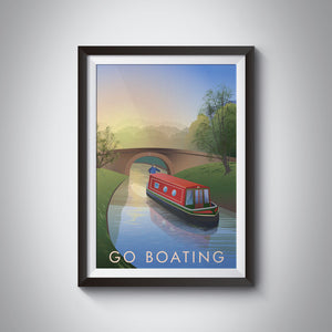 Go Boating Travel Poster