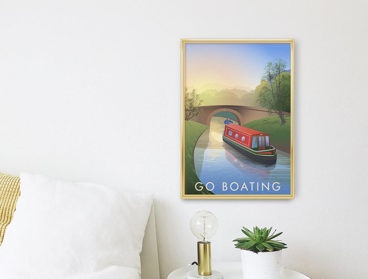 Go Boating Travel Poster