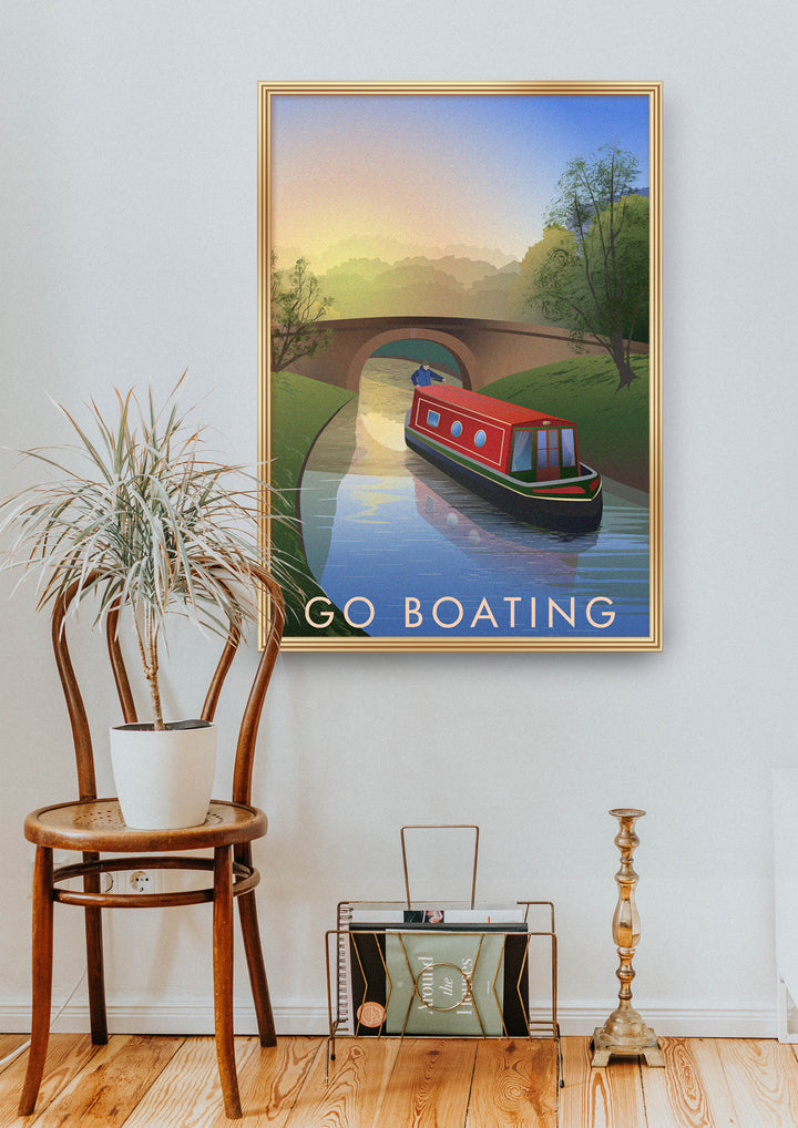 Go Boating Travel Poster