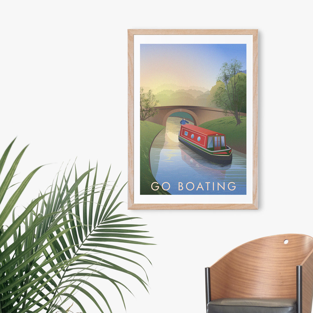 Go Boating Travel Poster