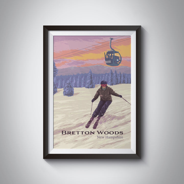 Bretton Woods Ski Resort Travel Poster