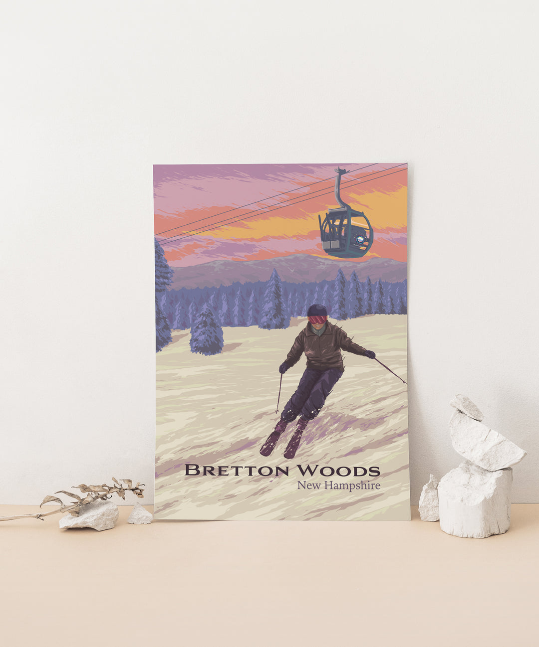 Bretton Woods Ski Resort Travel Poster