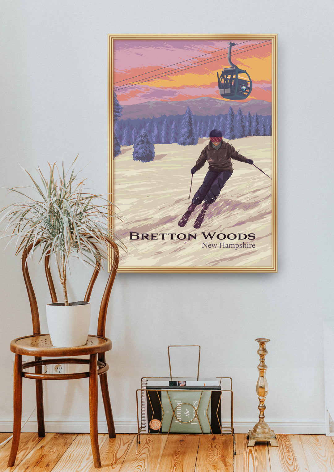 Bretton Woods Ski Resort Travel Poster