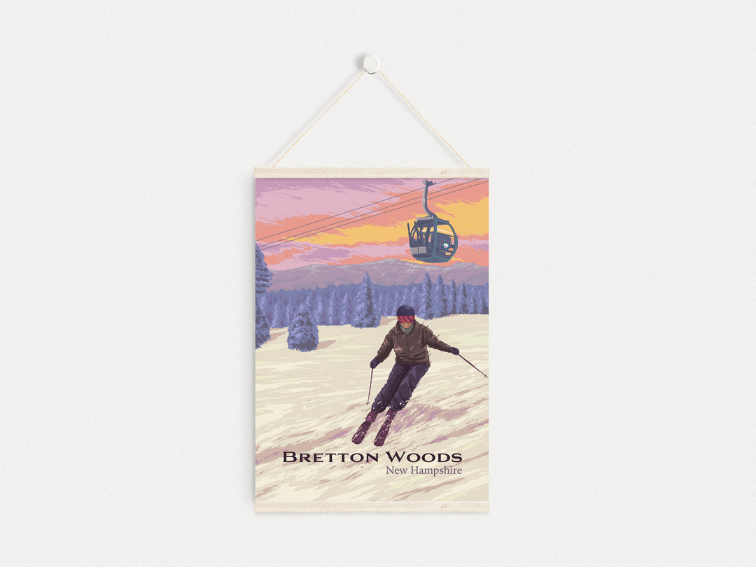 Bretton Woods Ski Resort Travel Poster