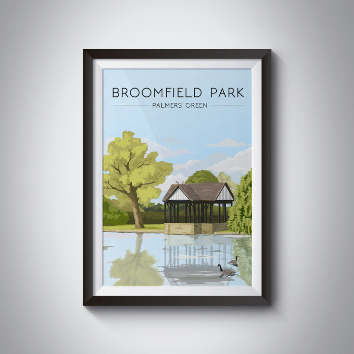 Broomfield Park Travel Poster