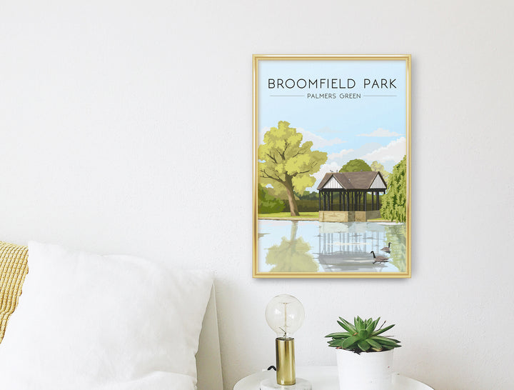 Broomfield Park Travel Poster