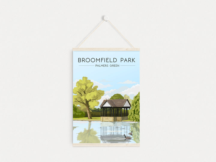 Broomfield Park Travel Poster