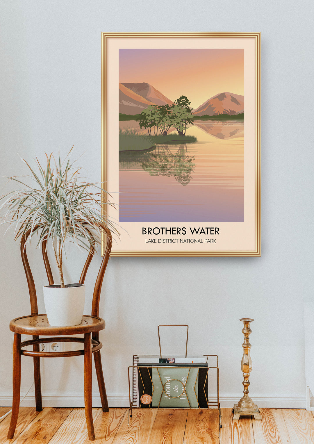 Brothers Water Lake District Travel Poster