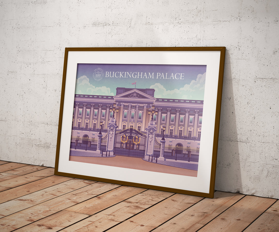 Buckingham Palace Poster - The Queen's Platinum Jubilee 2022