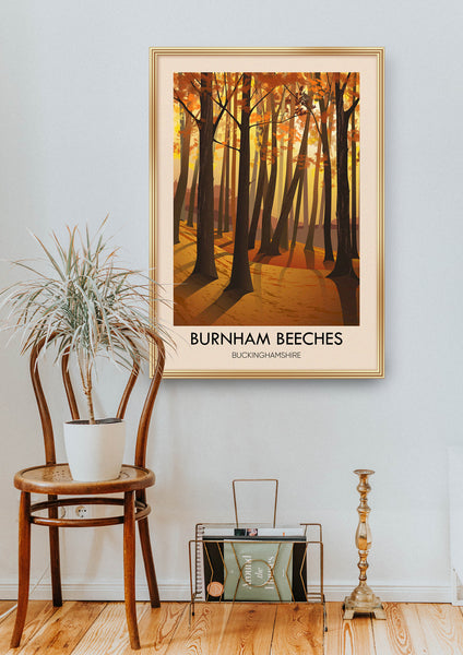 Burnham Beeches Travel Poster