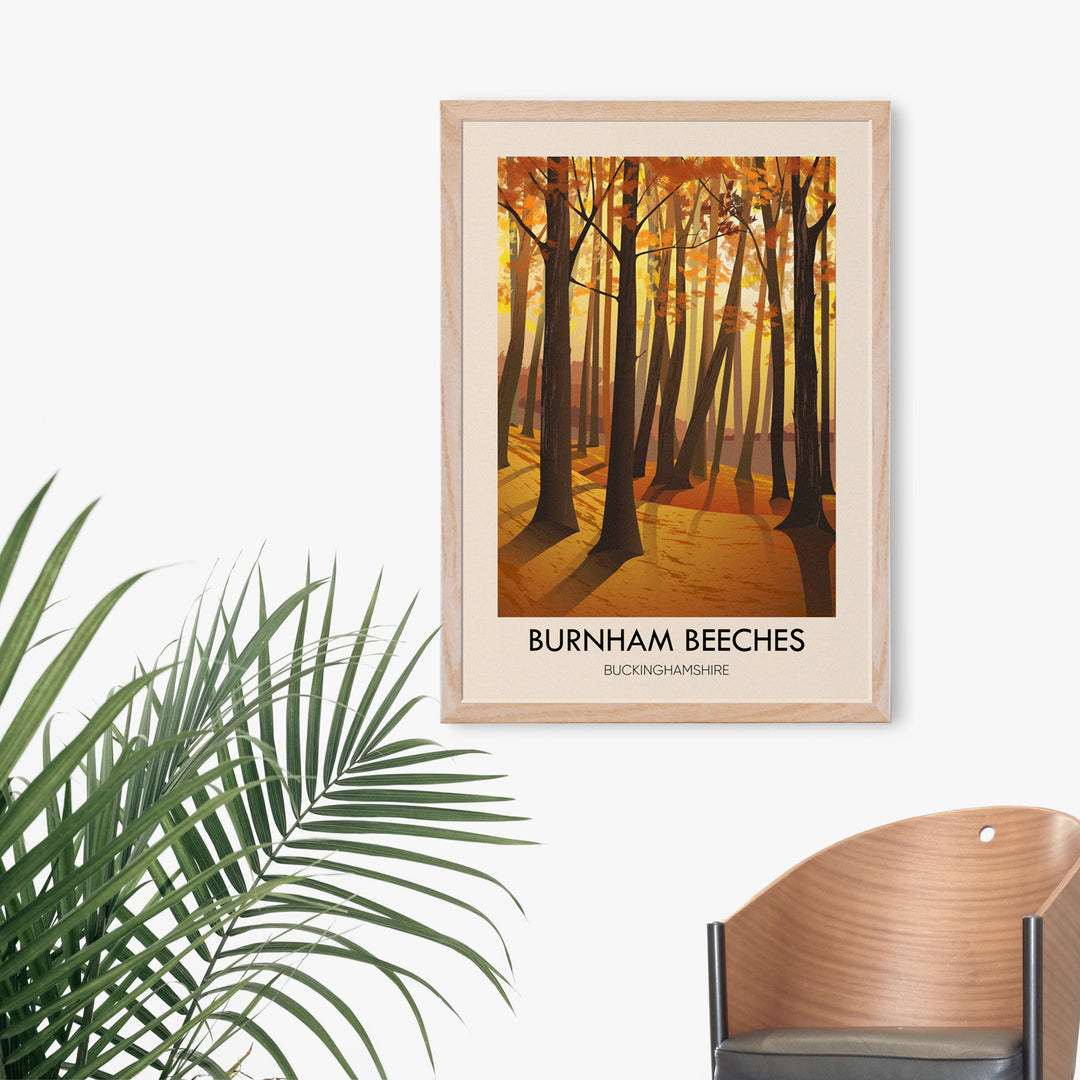 Burnham Beeches Travel Poster