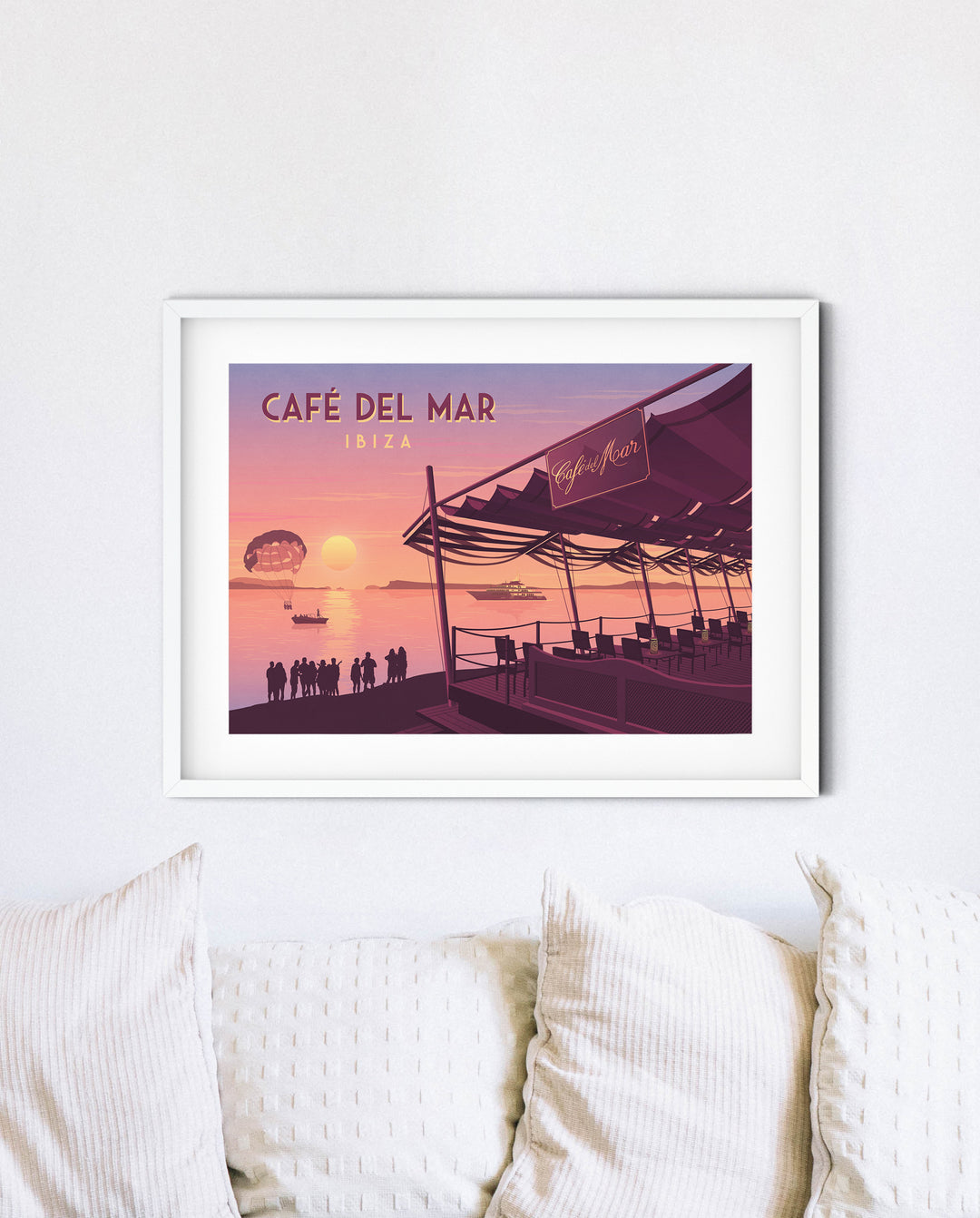 Cafe del Mar Ibiza Travel Poster