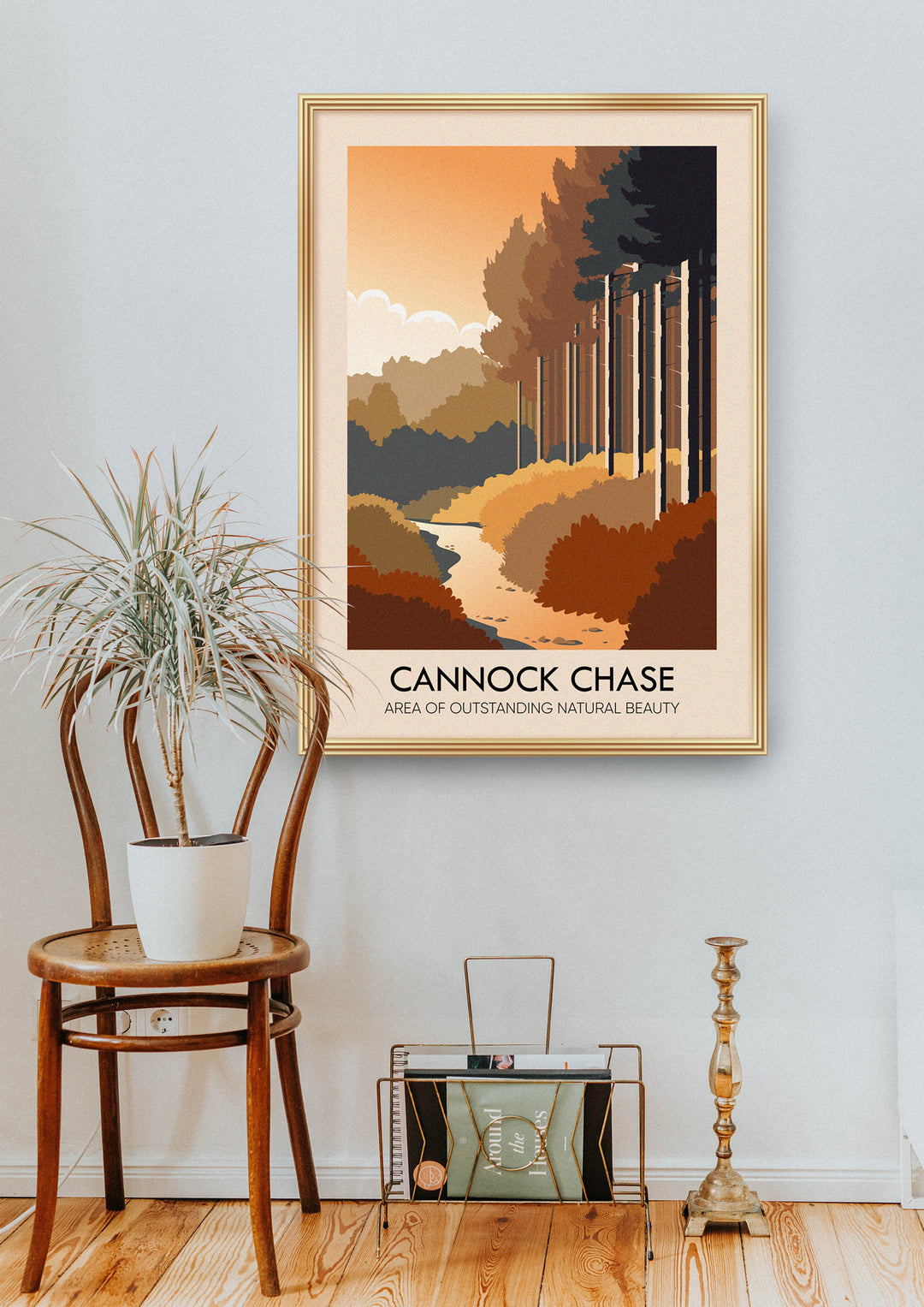 Cannock Chase AONB Travel Poster