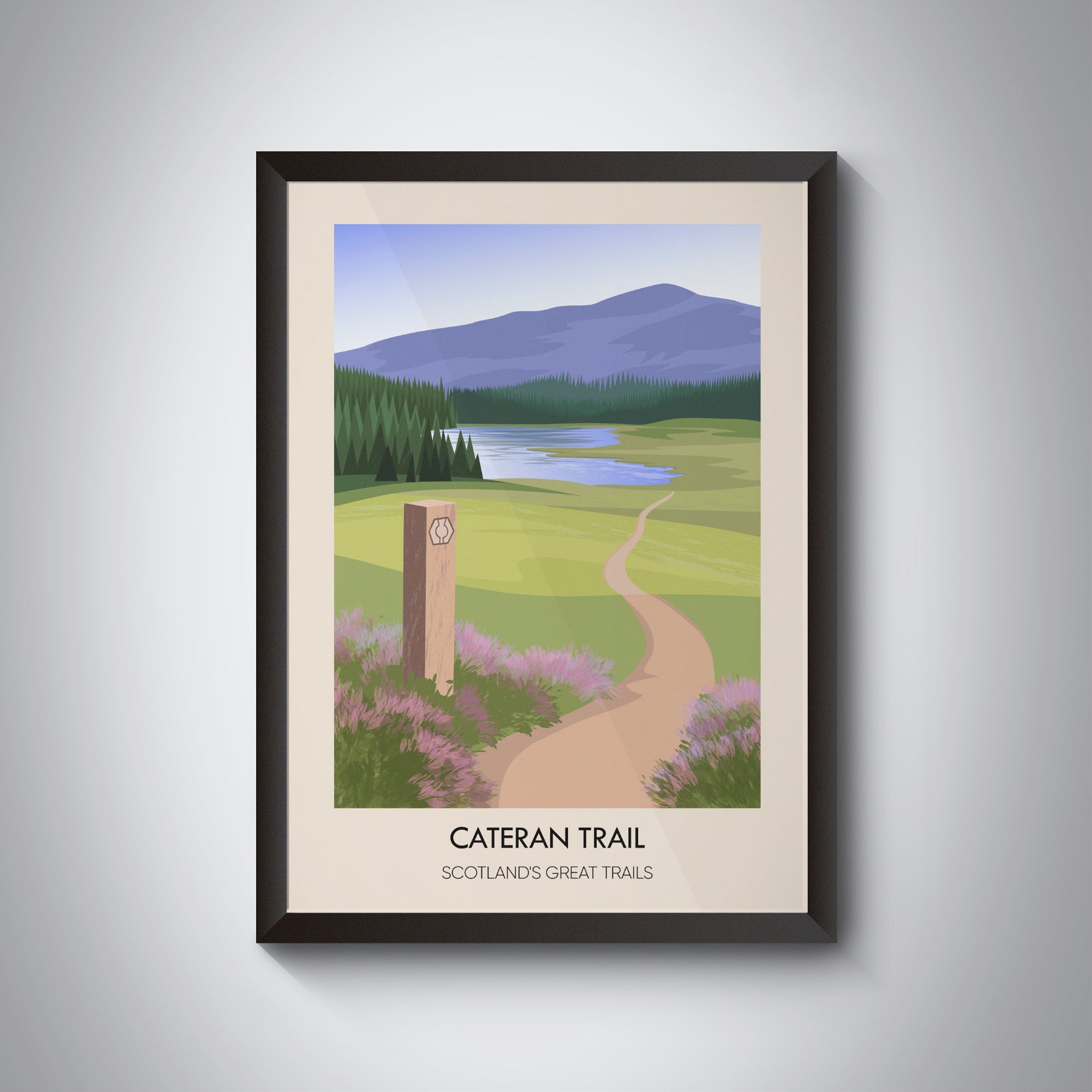Cateran Trail Scotland's Great Trails Poster