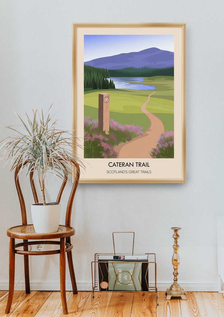 Cateran Trail Scotland's Great Trails Poster