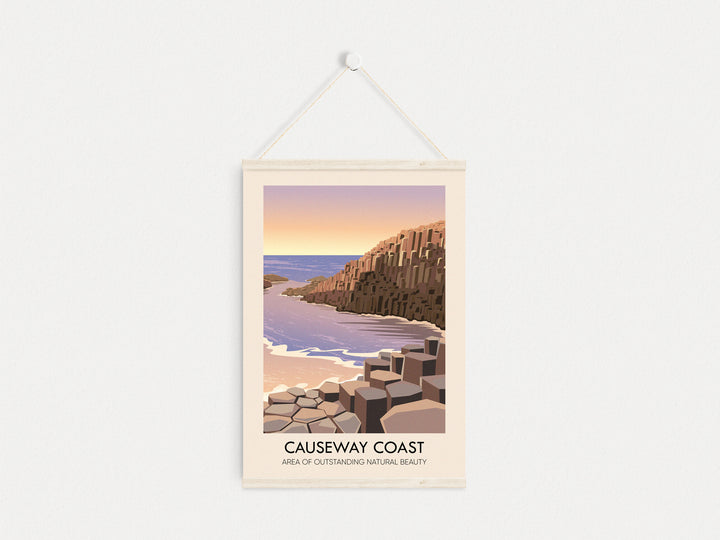 Causeway Coast AONB Travel Poster