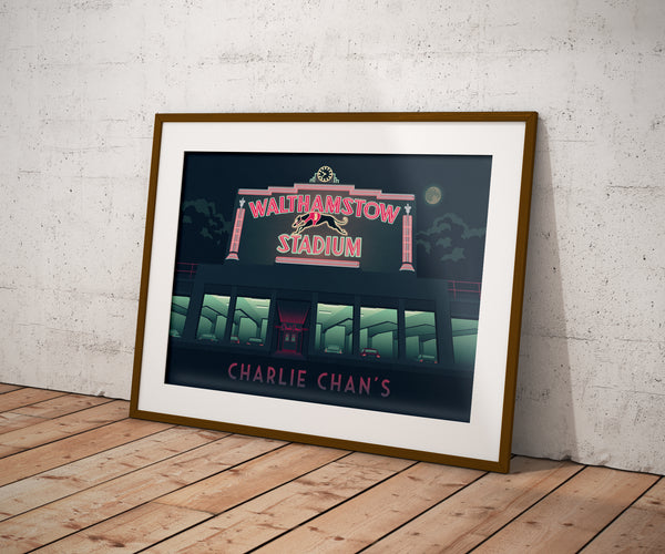 Charlie Chan's Nightclub Walthamstow Travel Poster
