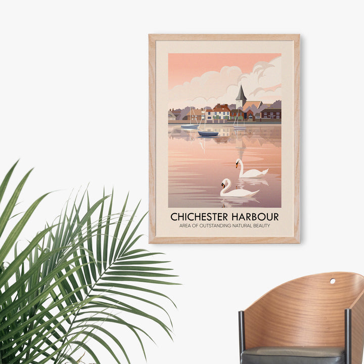 Chichester Harbour AONB Travel Poster