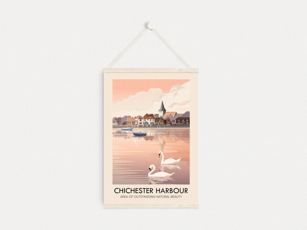 Chichester Harbour AONB Travel Poster