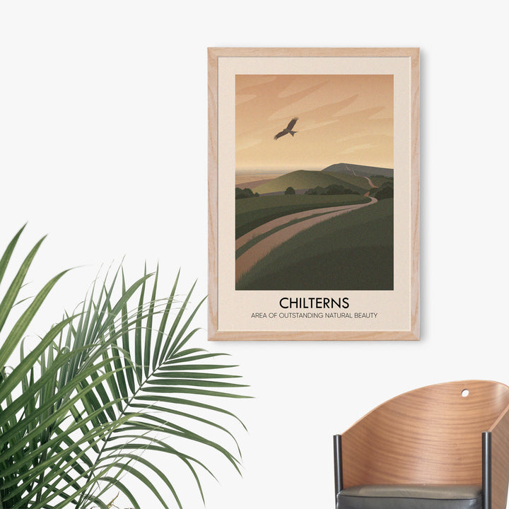 Chilterns AONB Travel Poster